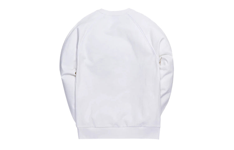 Men's KITH x BIGGIE Crossover Logo Printing Round Neck Long Sleeves White KH2434-101