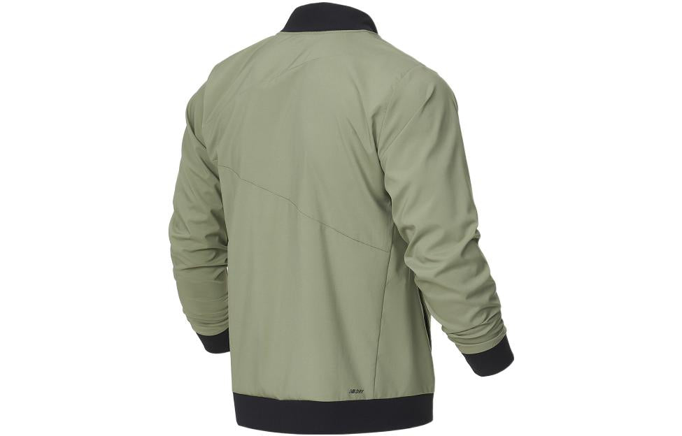 New Balance Sport Jacket 'Green Black' AMJ21010-OLF
