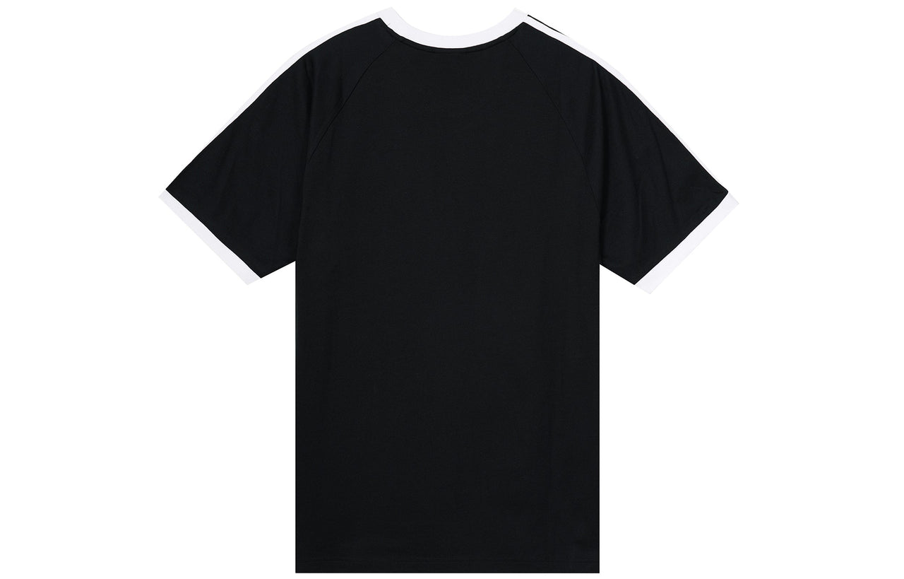 adidas originals Adicolor Classic s 3 Bands Embroidery Logo Sport Short Sleeve Men's Black GN3495
