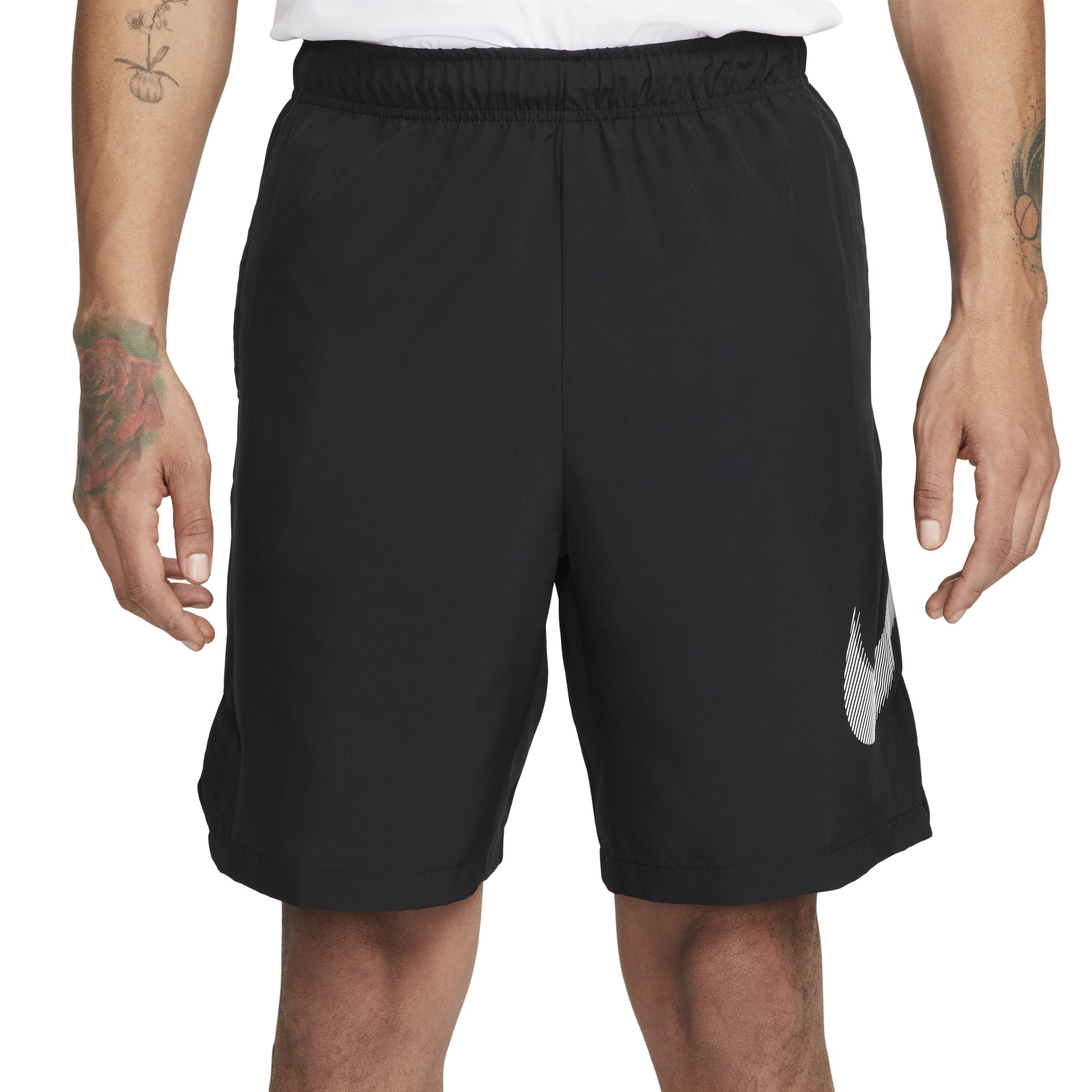 Men's Nike Logo Sports Quick Dry Breathable Shorts Black DQ4800-010