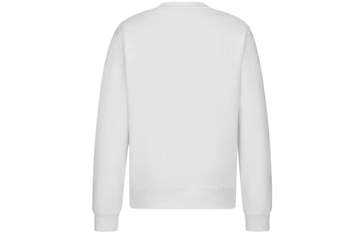 DIOR x Stussy Bee Embroidered Sweatshirt White 033J603C0531-C085
