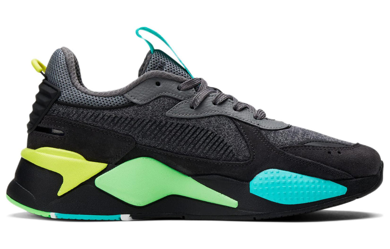 PUMA RS-X Highlighter 'Castlerock Fluorescent Yellow' 384710-02