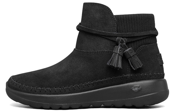 (WMNS) Skechers On-The-Go Joy Snow Boots 'Black' 144005-BBK