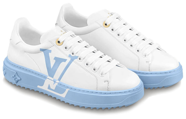(WMNS) LOUIS VUITTON Time Out Sneakers 'White Blue' 1A8MZ7