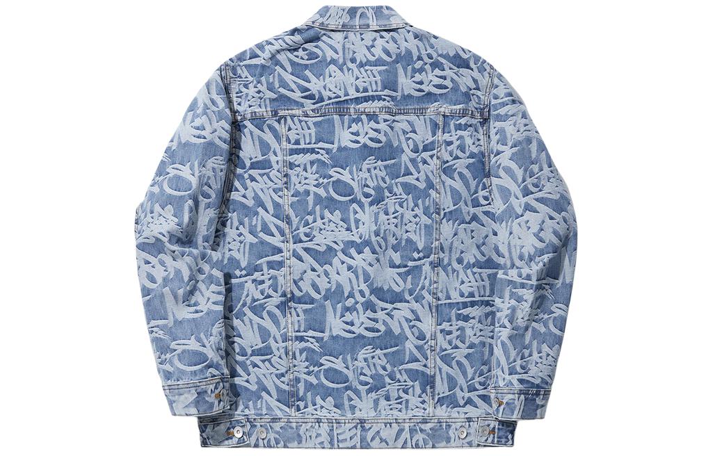Li-Ning All-Over Print Denim Jacket 'Denim Blue' AJDU141-1