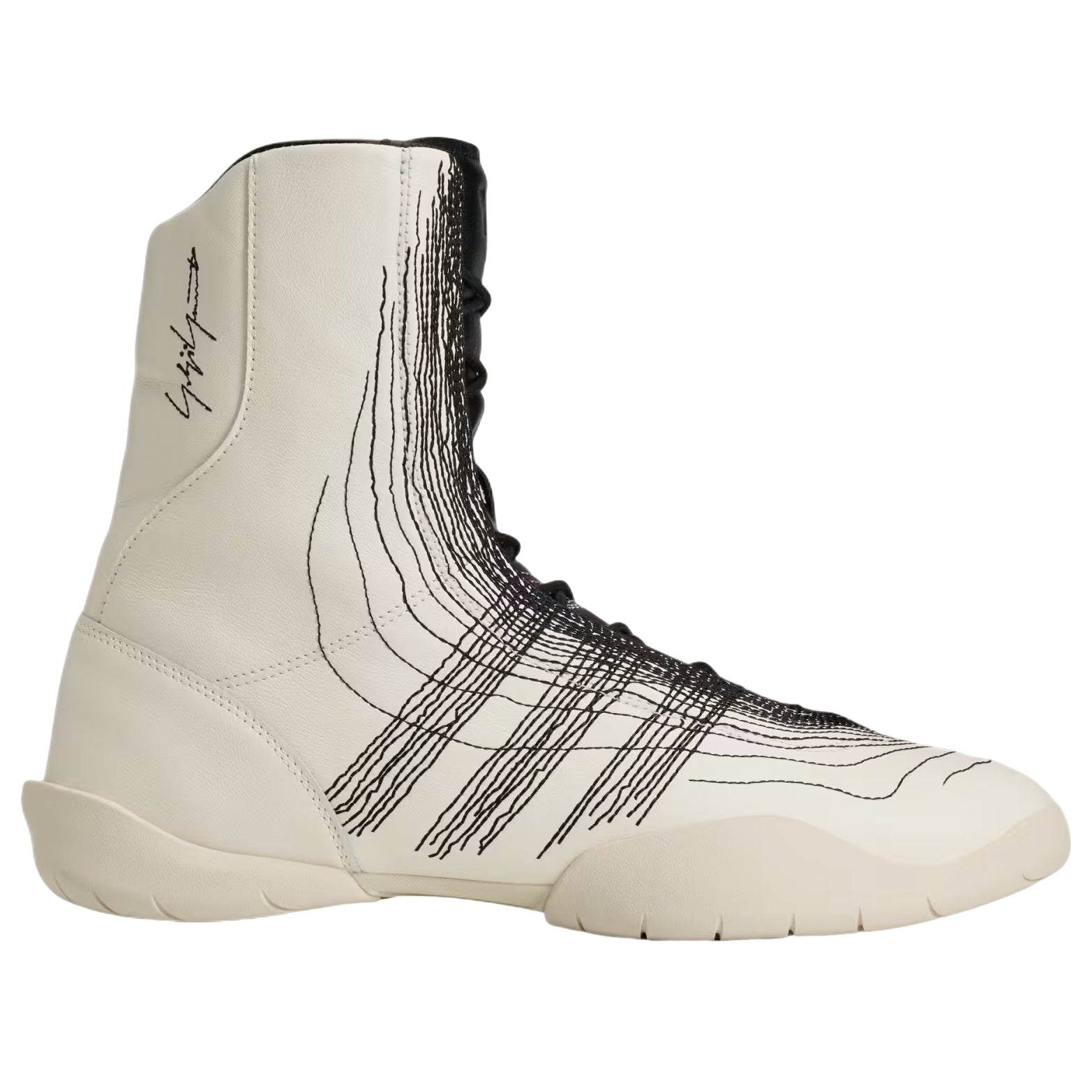 adidas Y-3 Regu Hi 'Off White Black Aluminum' KI7816