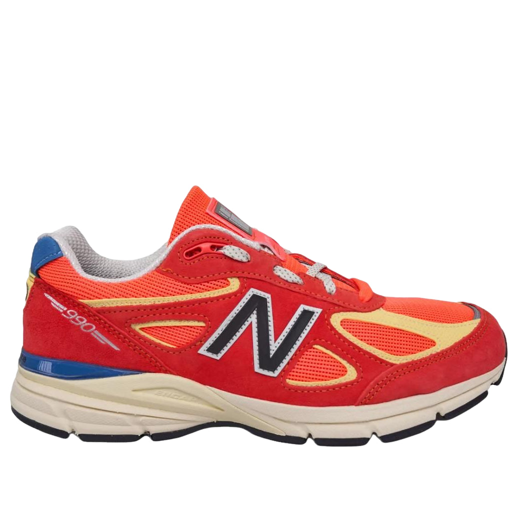New Balance 990v4 Made in USA 'Urgent Red Maize Sea Stone' U99076B