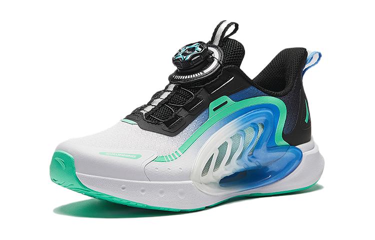 (GS) ANTA Running Series Sneakers 2.0 'White Black Teal' 312425518-1
