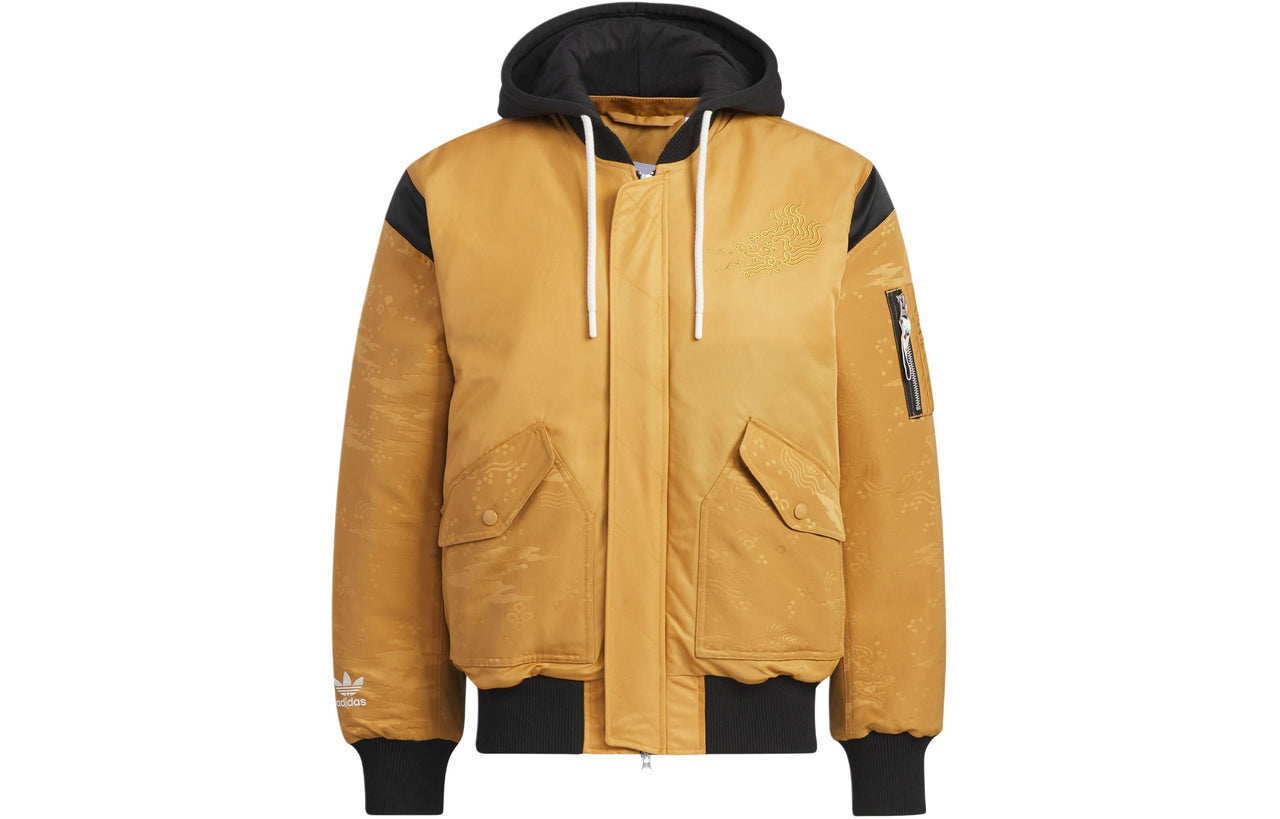adidas Originals X Feifei Ruan Padded Ma Jacket Asia Sizing 'Brown Black' IX4233
