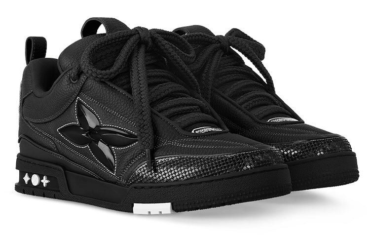 LOUIS VUITTON Skate Sneakers 'Black White' 1ABZ5B