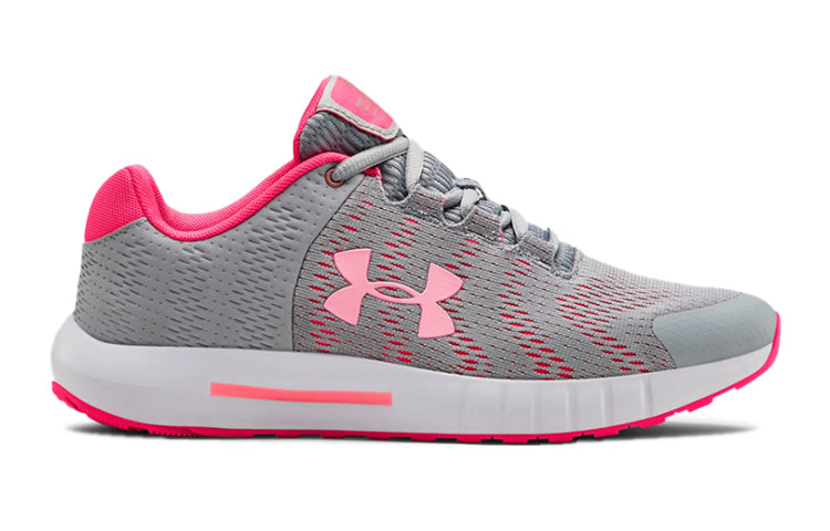 (GS) Under Armour Pursuit 'Grey Pink' 3022092-101
