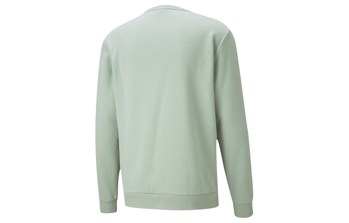 PUMA Metallic Nights Crew Sweatshirt 'Olive Green WHite' 587141-49