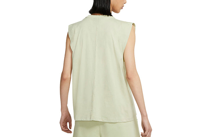 (WMNS) Nike Sportswear Casual Breathable Sports 3D Logo Sleeveless Green CZ9252-371