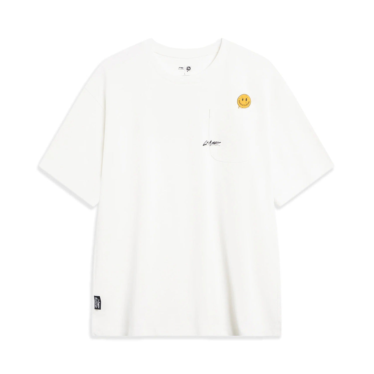 Li-Ning x OG_SLICK Fashion Tee 'White Yellow' AHST477-3