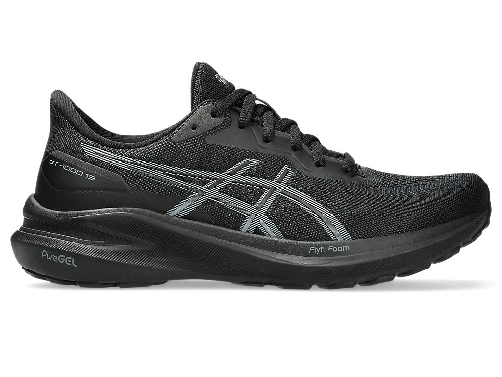 (WMNS) ASICS GT-1000 13 Sneakers 'Black Steel Grey' 1012B663-004