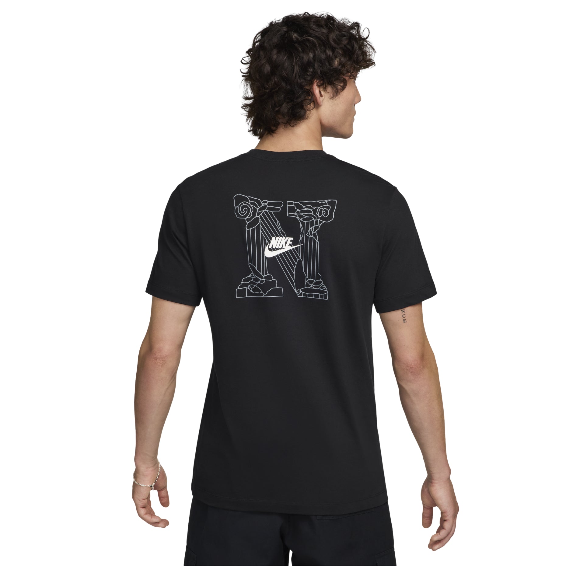 Nike Sportswear Swoosh T-Shirt Asia Sizing 'Black' FZ5418-010