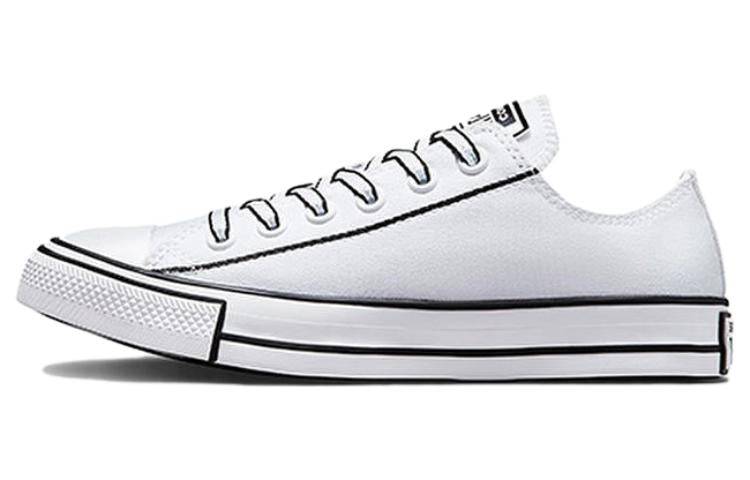 (WMNS) Converse Chuck Taylor All Star Outline Sketch OX 'White Black' A03528