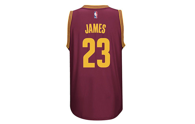 adidas SW Cleveland Cavaliers LeBron James Jersey 'Red Yellow' A61199
