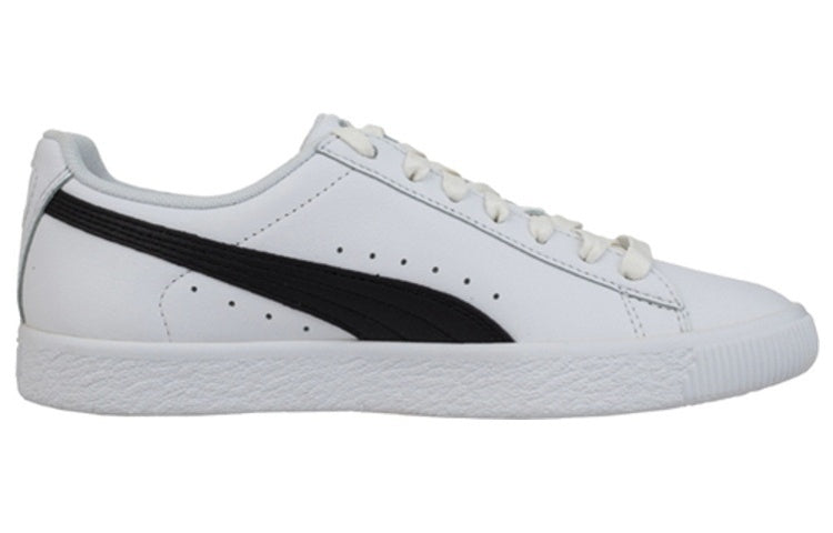 (WMNS) PUMA Clyde Core Foil 'White Black Gold' 364670-01