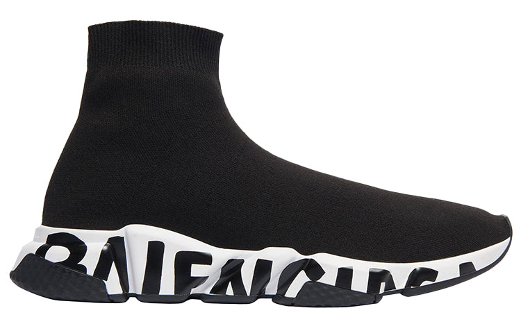 Balenciaga Speed Trainer 'Graffiti - Black White' 605972W05GE1015