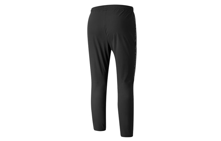 FILA Side Alphabet Zipper Pocket Sports Pants Black A11M021602F-BK