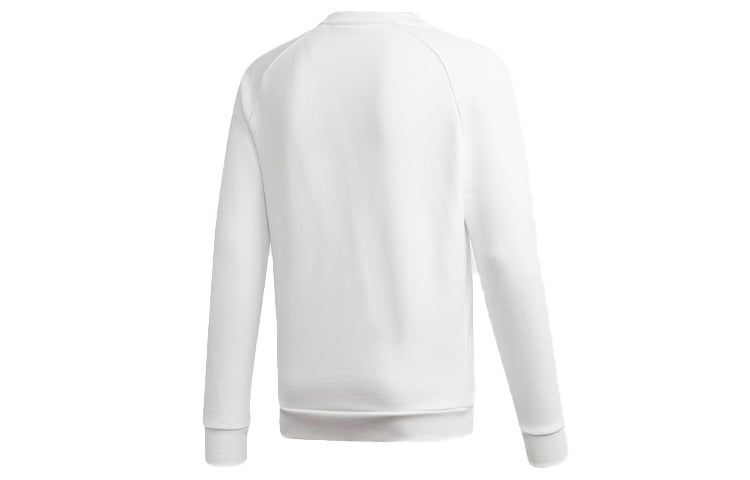 adidas originals Casual Sports Pullover Round Neck White ED6208