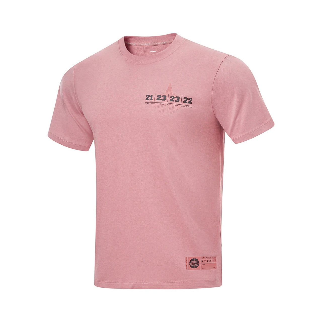 Li-Ning Graphic Basketball T-shirt 'Pink' ATST537-5