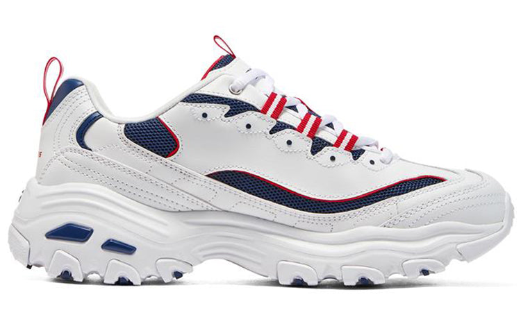 Skechers DLites 1.0 'White Navy Blue Red' 666142-WNVR