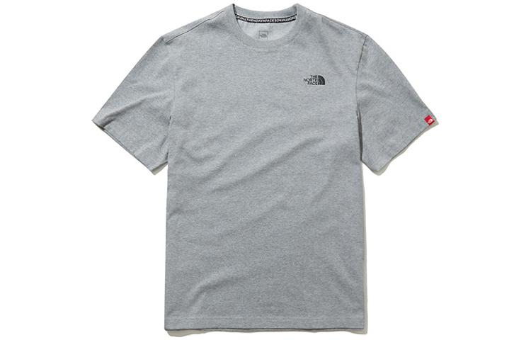 THE NORTH FACE Printing Small Logo Short Sleeve Couple Style light grey NT7UL13B