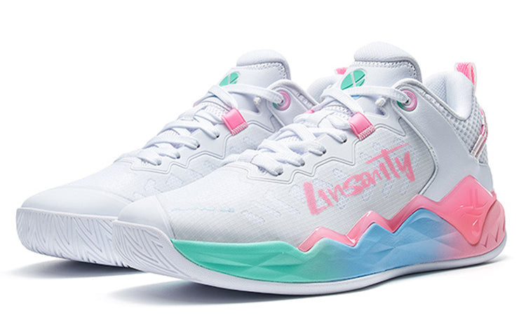 Xtep JLIN-Team V2 Jeremy Lin 'White Neon Pink' 877119120013-WHTPNK