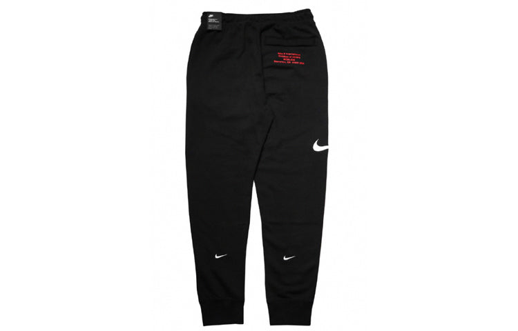 Nike Sportswear Swoosh Slim Fit Casual Sports Long Pants Black CJ4881-010