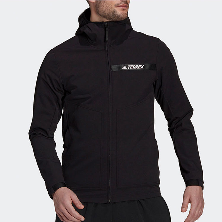 adidas Terrex Multi Stretch Softshell Jacket 'Black' GU6490