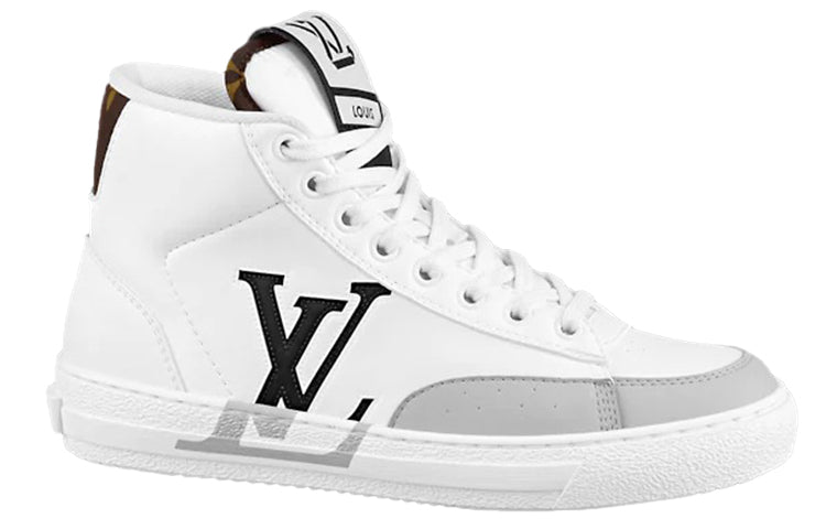 (WMNS) LOUIS VUITTON Charlie Ankle Sneakers 'White Grey Black' 1A9RYS