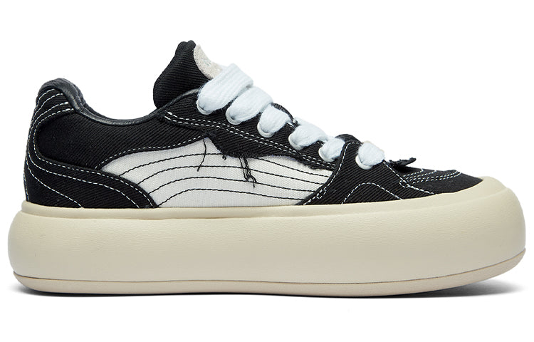 (WMNS) Li-Ning Puff Platform 'Black Beige' AZGT026-5
