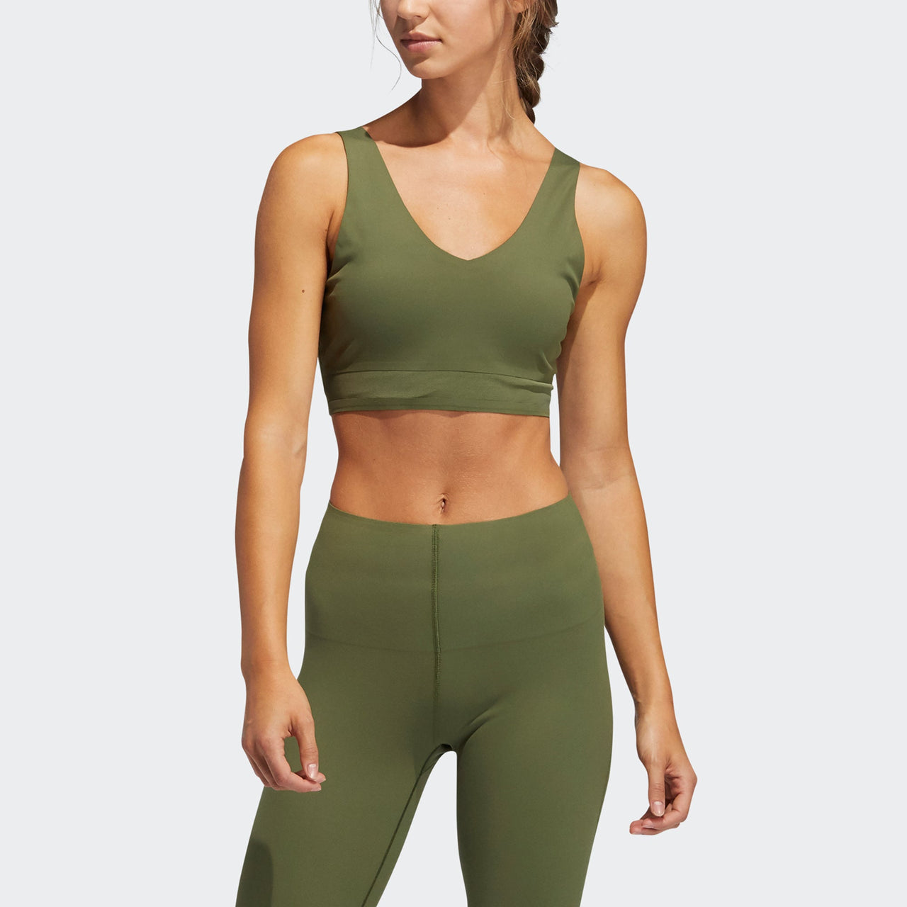 (WMNS) adidas Cozy Yoga Bra 'Green' GM2751