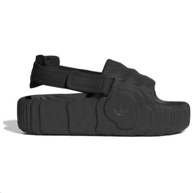 (WMNS) adidas Originals Adilette 22 XLG 'Black' IE5649
