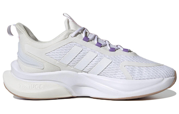 (WMNS) adidas Alphabounce+ 'White College Purple' HP6150