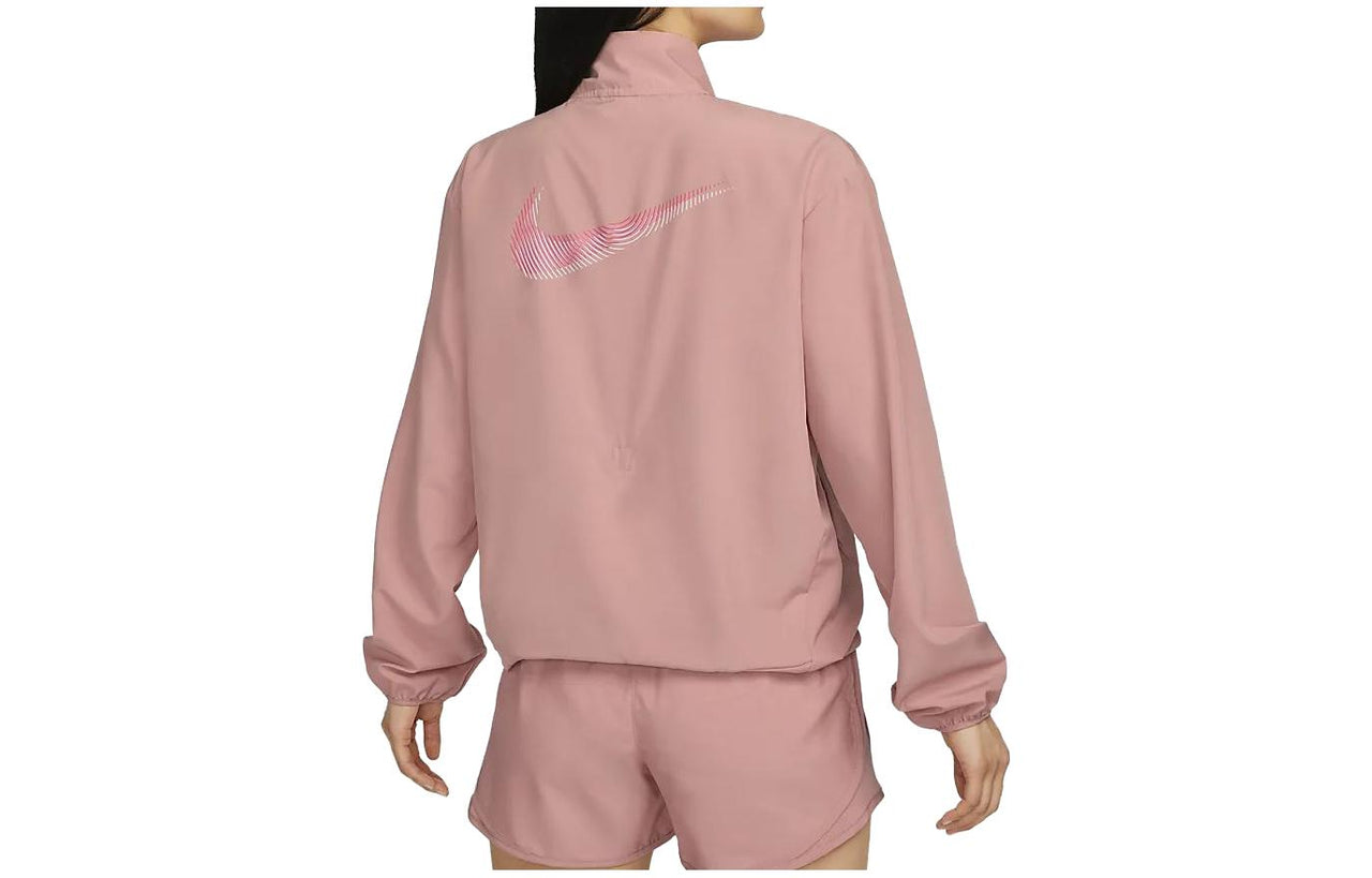 (WMNS) Nike Dri-FIT Swoosh Running Jacket 'Pink' FB4695-618