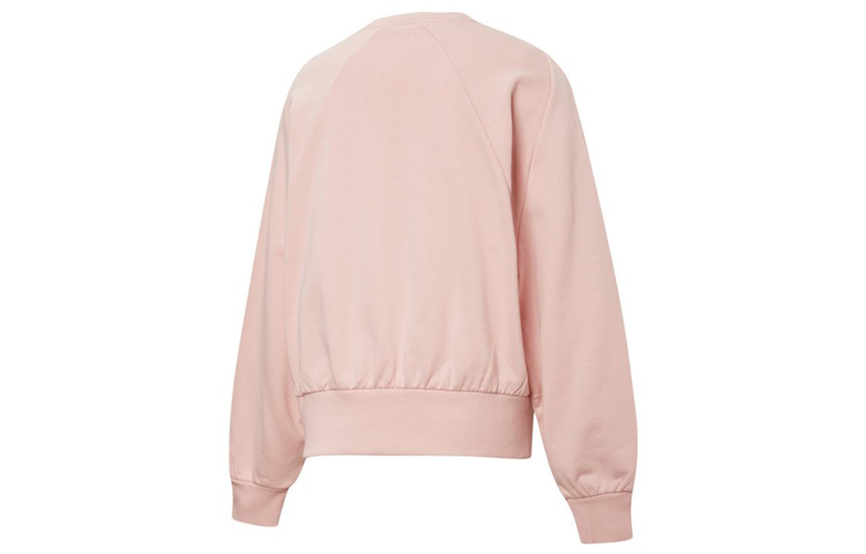 (WMNS) PUMA Round-neck Printing Sweatshirt Pink/Red 531292-15