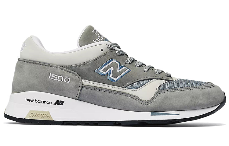 حذاء New Balance 1500 صنع في إنجلترا باللون الرمادي والأزرق M1500BSG
