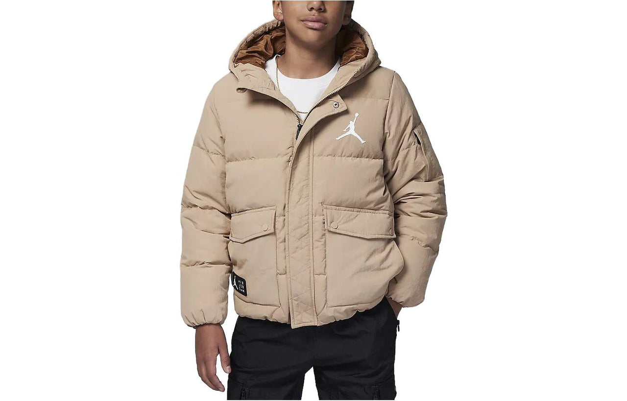 (GS) Air Jordan Essentials Statement Down Jacket 'Beige' FV2824-200