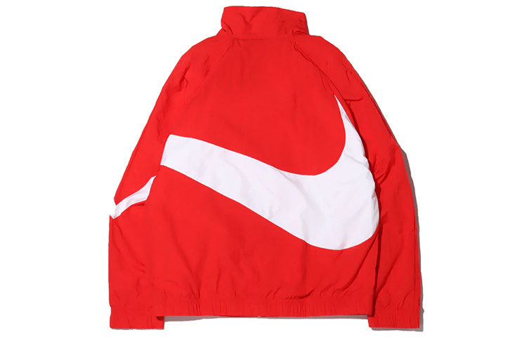 Nike Big Swoosh Sportswear Woven Jacket Men's Red AR3133-658