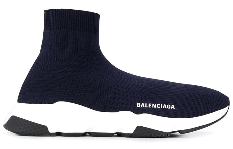 Balenciaga Speed 1.0 Sneakers 'Navy White' 587286W17024005