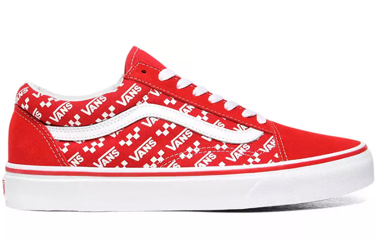 Vans Old Skool 'Logo Repeat - Racing Red' VN0A4U3BW35