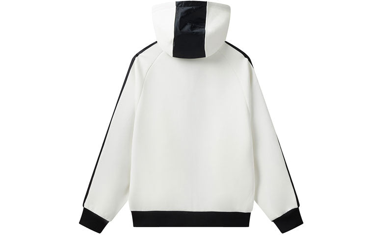 (WMNS) FILA Knitting Hooded Jacket 'White Black' F11W118503F-WT