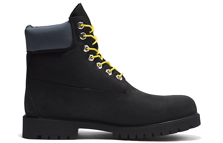 Timberland Heritage 6 Inch Waterproof Boots 'Black Regenerative Leather' A5RVZ015