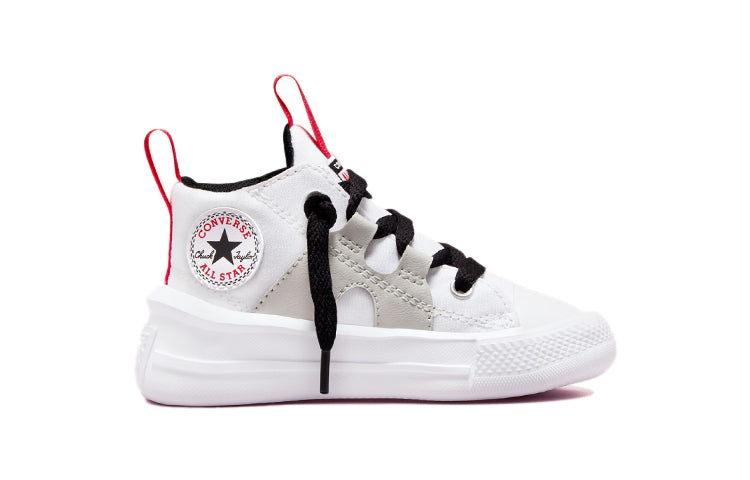 (TD) Converse Chuck Taylor All Star Ultra Easy-On Mid 'White University Red' 772790C