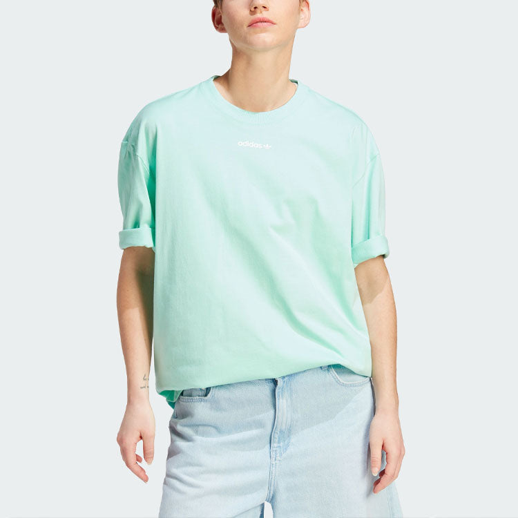 (WMNS) adidas Island Club Graphic Tee 'Green' IT8156