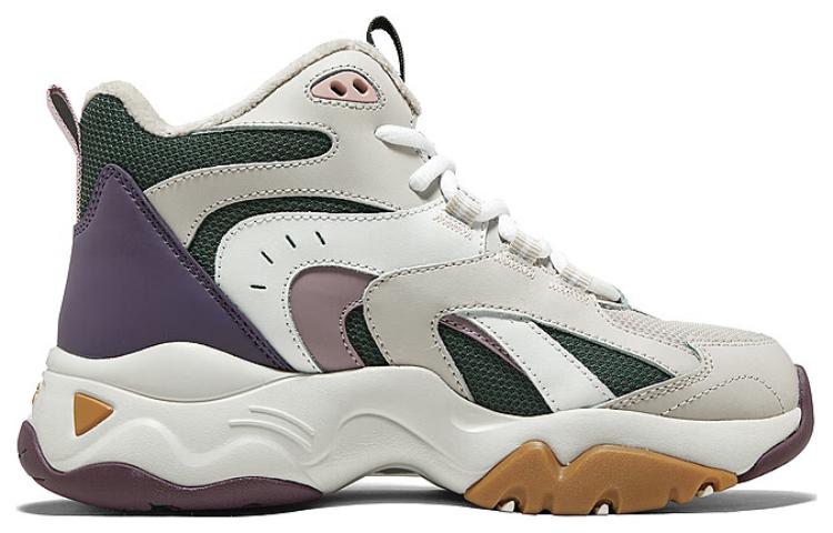 (WMNS) Skechers D'Lites Sneaker 'Beige Purple White' 168014-TPOL