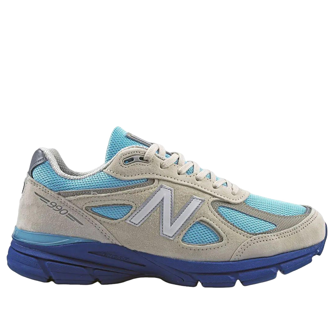 New Balance Made in USA 990v4 Moonbeam Cloud Blue Magic Blue' U990MB4